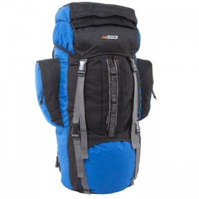 MOCHILA NAUTIKA INTRUDER 80L PRETO E AZUL