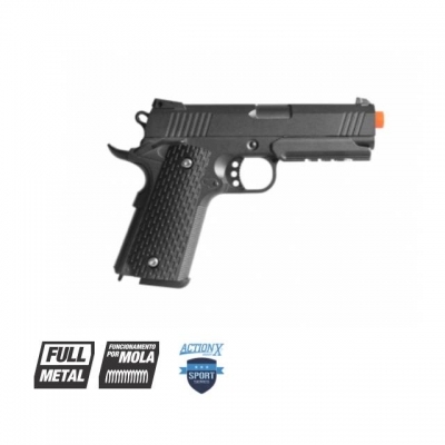 AIRSOFT PISTOLA G25+ METAL C/COLDRE PLAST.CAL 6MM