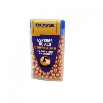 ESFERA DE AO COBREADA ROSSI 4,5MM C/300UNI