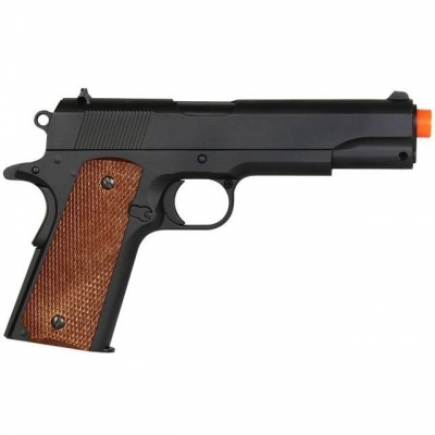 PISTOLA AIRSOFT 1911-A1 MOLA 6MM METAL