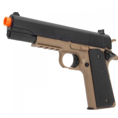 PISTOLA AIRSOFT CYBERGUN COLT 1911 TAN MOLA