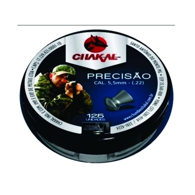 CHUMBINHO CHAKAL PRECISAO 5,5MM C/ 125