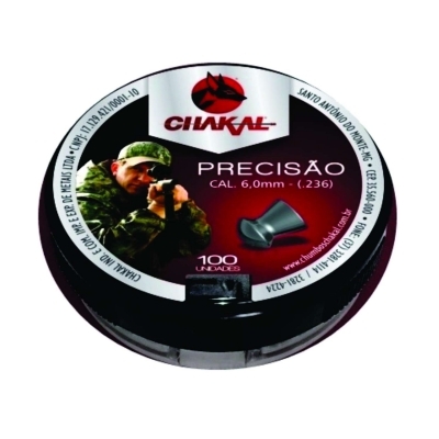 CHUMBINHO CHAKAL PRECISAO 6,0MM C/ 100