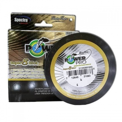 LINHA POWER PRO SUPER 8 SLICK 0,19MM 135M VERDE AGUA