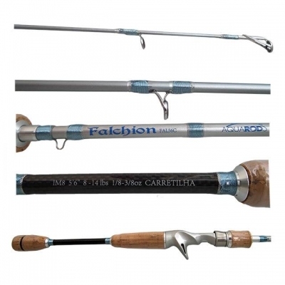 VARA AQUAFISHING FALCHION IM8 FAL56C 8-14LBS CARRETILHA