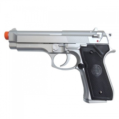 AIRSOFT PISTOLA KWC M92-2 SILVER MOLA PLASICO 6MM