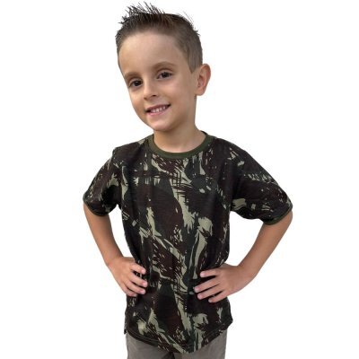 CAMISETA CAMUFLADA SOL INFANTIL