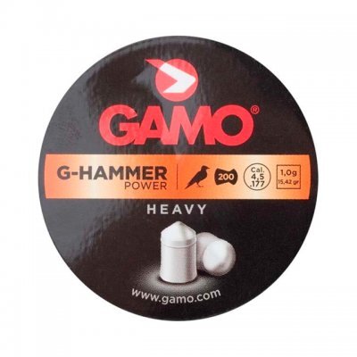CHUMBINHO GAMO G-HAMMER 4,5MM C/200 UNIDADES