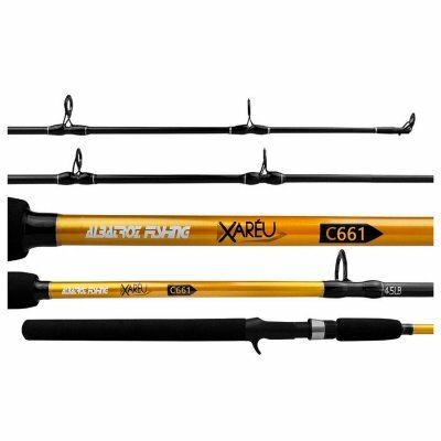 VARA ALBATROZ XAREU C661 1,98M 45LB INTEIRIA CARRETILHA