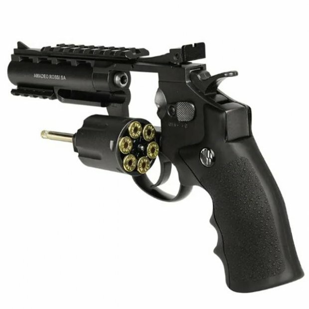 REVOLVER PRESSAO CO2 WINGUN M701 4,5MM