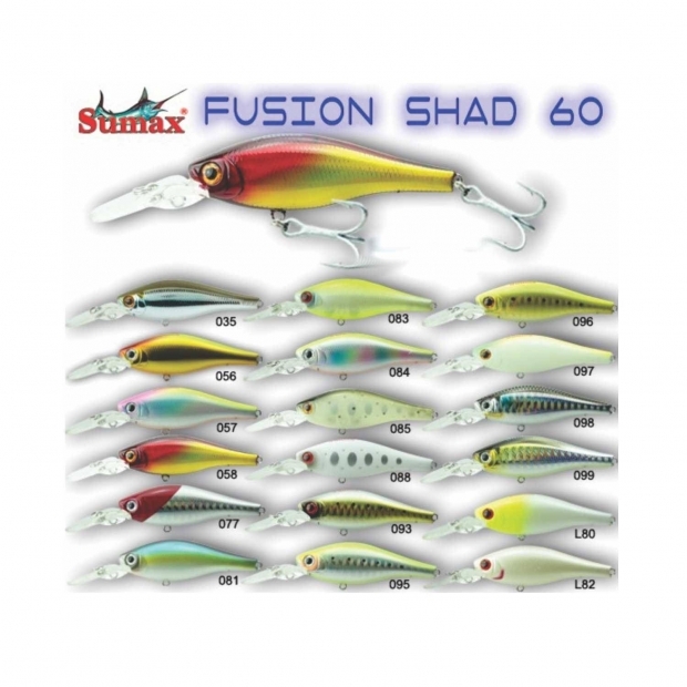 ISCA SUMAX FUSION SHAD 60 COR 88