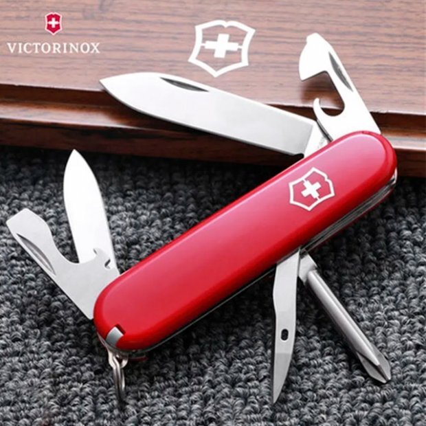 CANIVETE VICTORINOX TINKER SMALL 12F VERMELHO